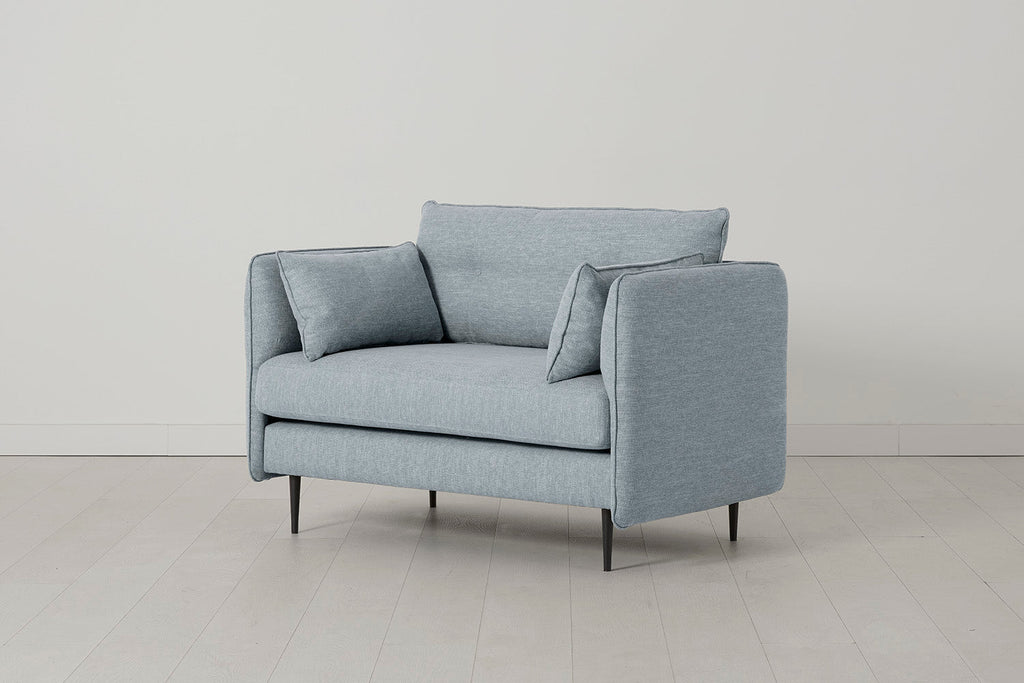 Modell 19 Loveseat, Seeglas