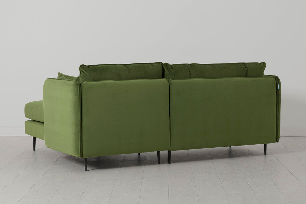Modell 19 3-Sitzer Sofa mit rechter Chaiselongue, Vine