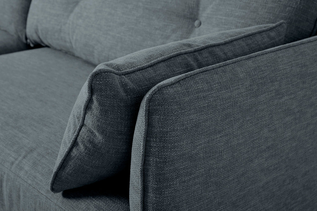 Modell 19 3-Sitzer Sofa mit linker Chaiselongue, Marine