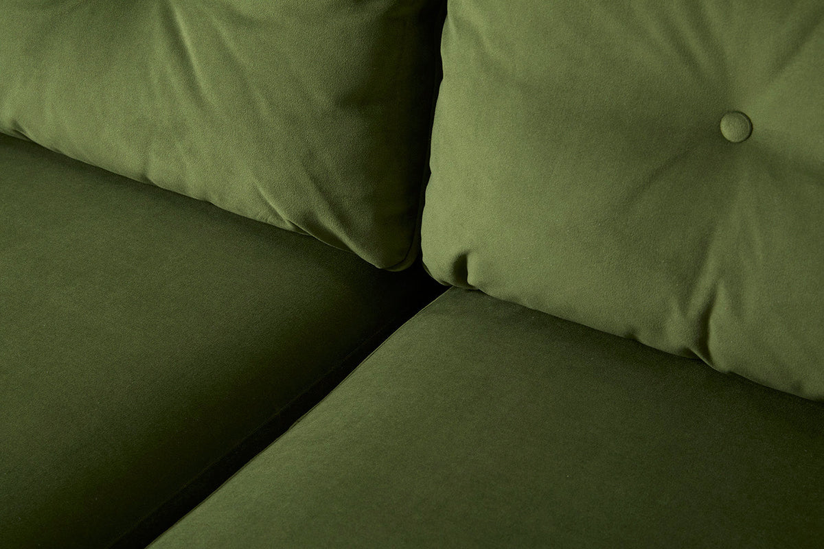 Modell 19 3-Sitzer Sofa mit rechter Chaiselongue, Vine