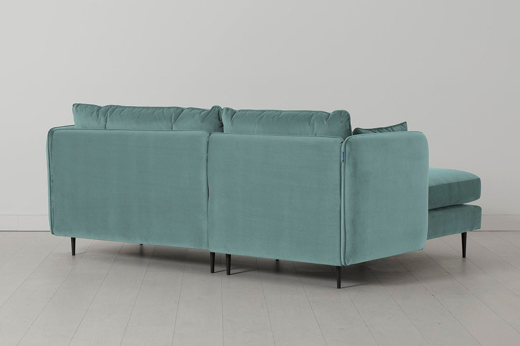 Modell 19 3-Sitzer Sofa mit linker Chaiselongue, Airforce