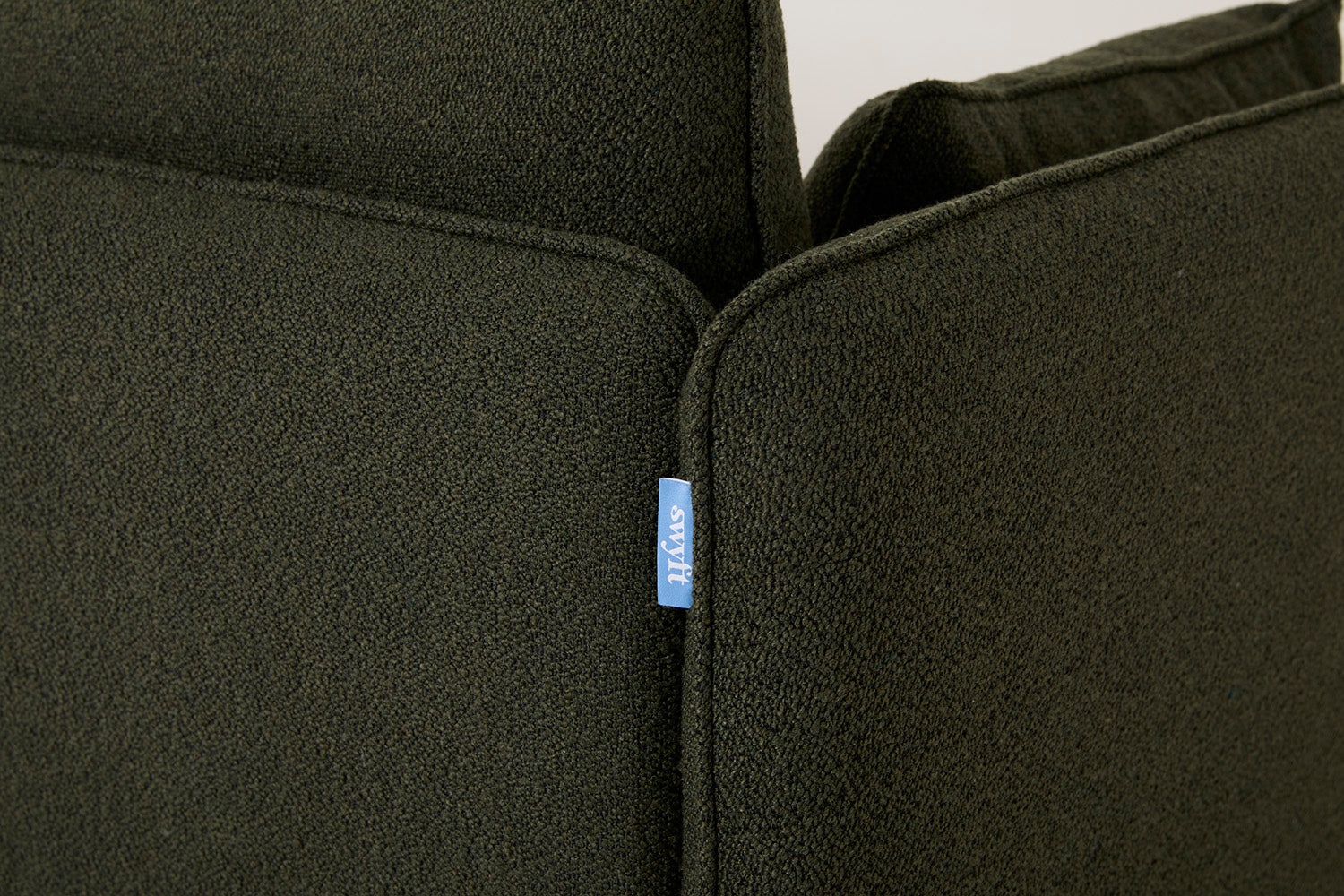 Modell 19 3-Sitzer-Sofa mit Ottomane, Farn