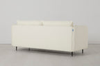 Modell 19 3-Sitzer Sofa, Elfenbein