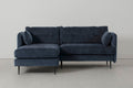Modell 19 3-Sitzer Sofa mit linker Chaiselongue, Ocean