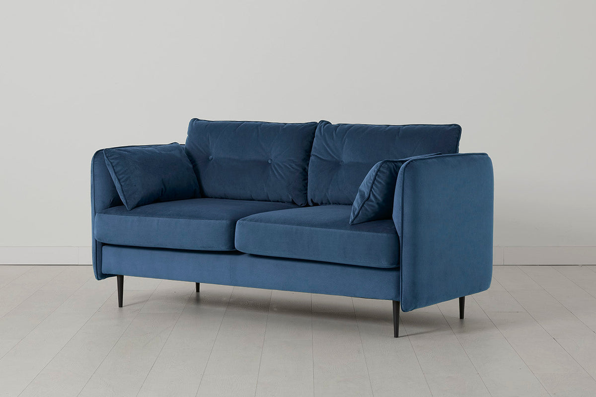 Modell 19 2-Sitzer Sofa, Petrol
