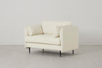 Modell 19 Zweisitzer-Sofa, Elfenbein