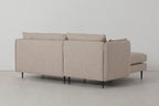 Modell 19 3-Sitzer Sofa mit linker Chaiselongue, Pumice