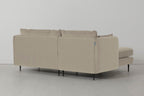 Modell 19 3-Sitzer Sofa mit linker Chaiselongue, Bone