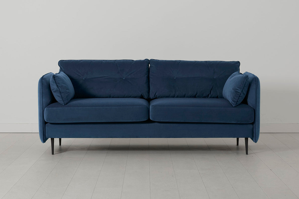 Modell 19 3-Sitzer Sofa, Petrol
