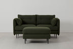 Modell 19 2-Sitzer Sofa mit Ottoman