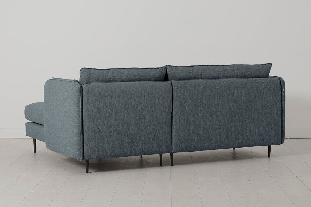 Modell 19 3-Sitzer Sofa mit Récamiere rechts, Marine