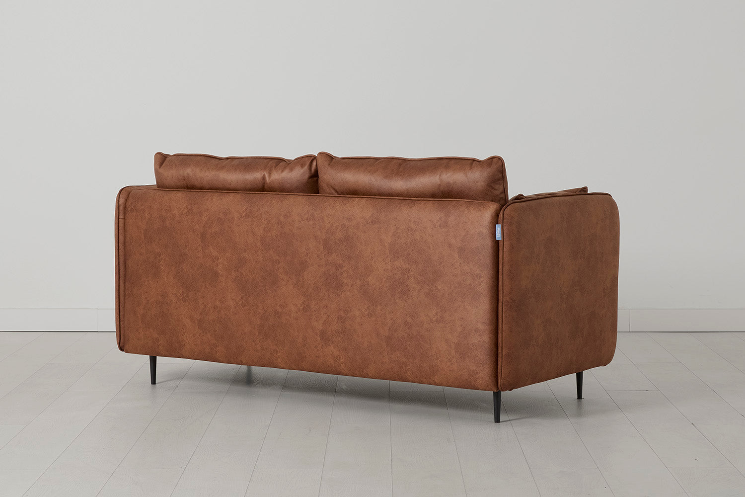 Modell 19 Zweisitzer-Sofa mit Ottomane, Kastanie