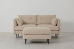 Modell 19 2-Sitzer Sofa mit Ottoman