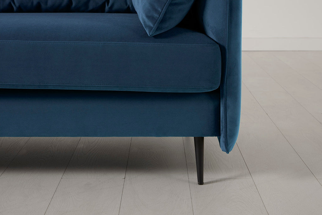 Modell 19 3-Sitzer Sofa, Petrol