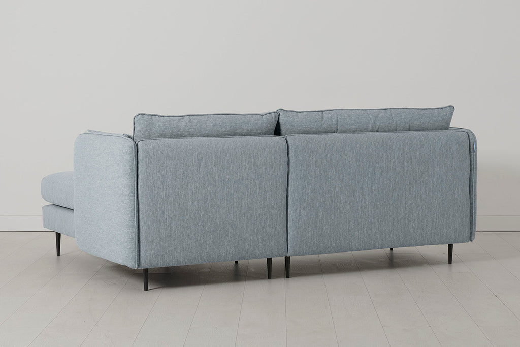 Modell 19 3-Sitzer Sofa mit rechter Chaiselongue, Seaglass