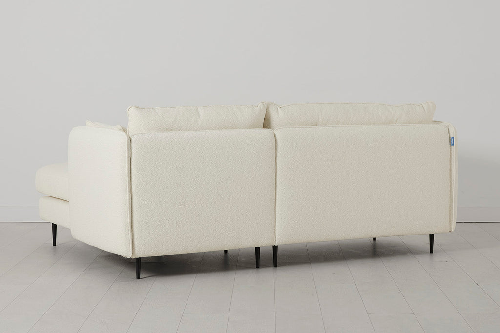 Modell 19, 3-Sitzer Sofa mit Recamiere rechts, Ivory