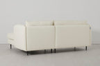 Modell 19, 3-Sitzer Sofa mit Recamiere rechts, Ivory
