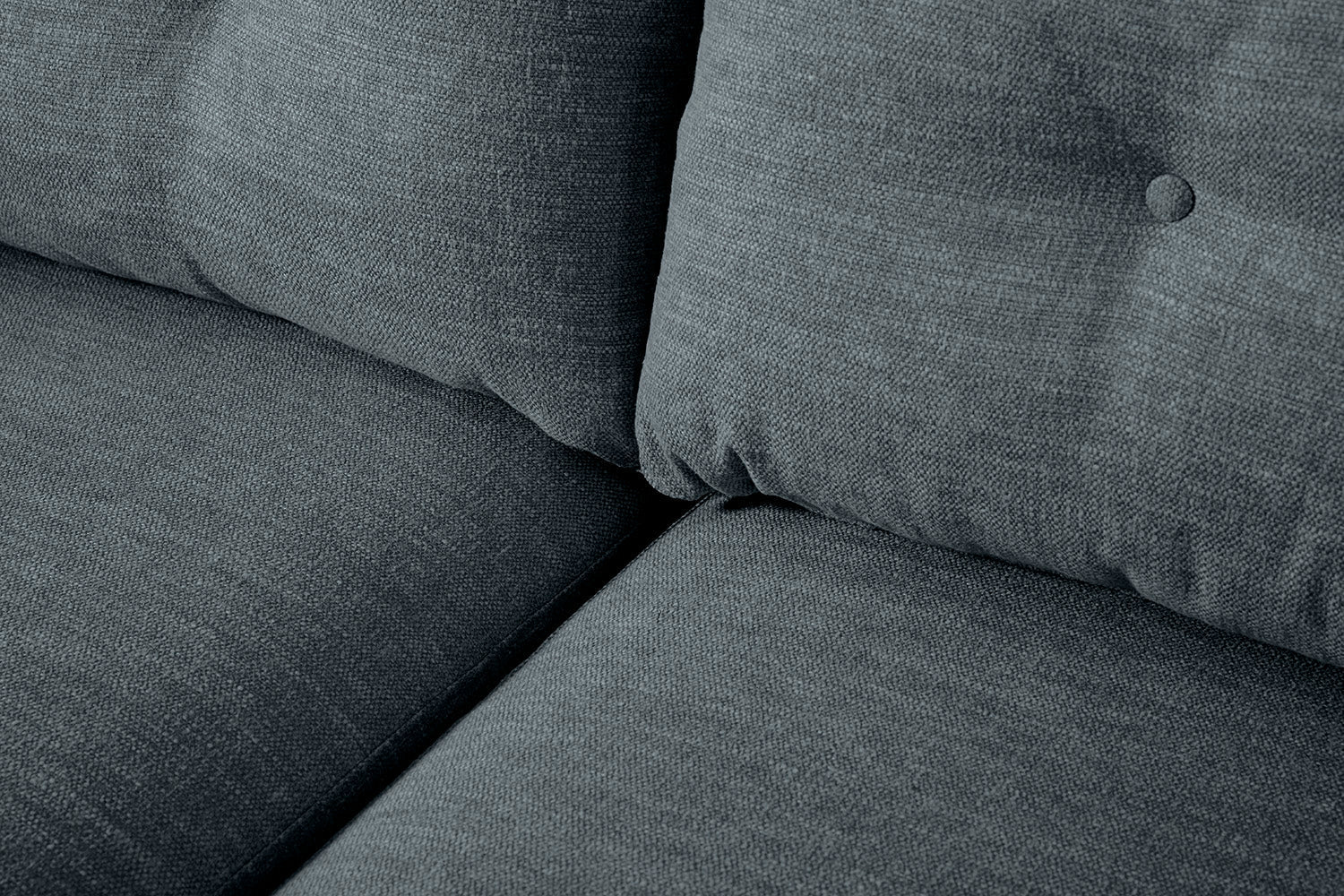 Modell 19 Dreisitzersofa mit Ottomane, Marine