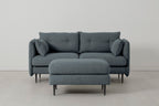 Modell 19 2-Sitzer Sofa mit Ottoman
