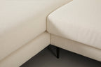 Modell 19, 3-Sitzer Sofa mit Recamiere rechts, Ivory