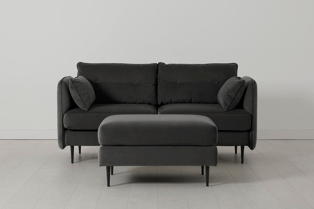 Modell 19 2-Sitzer Sofa mit Ottoman