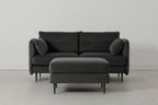 Modell 19 2-Sitzer Sofa mit Ottoman