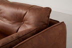 Modell 19 3-Sitzer Sofa, Kastanie