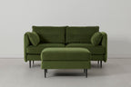 Modell 19 Zweisitzer-Sofa mit Ottomane, Vine