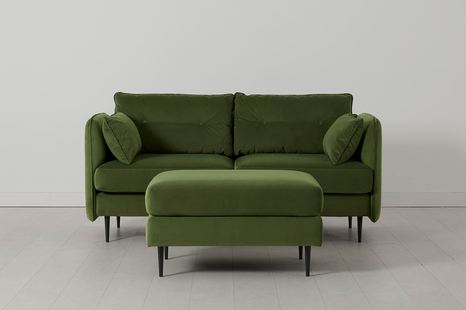 Modell 19 Zweisitzer-Sofa mit Ottomane, Vine