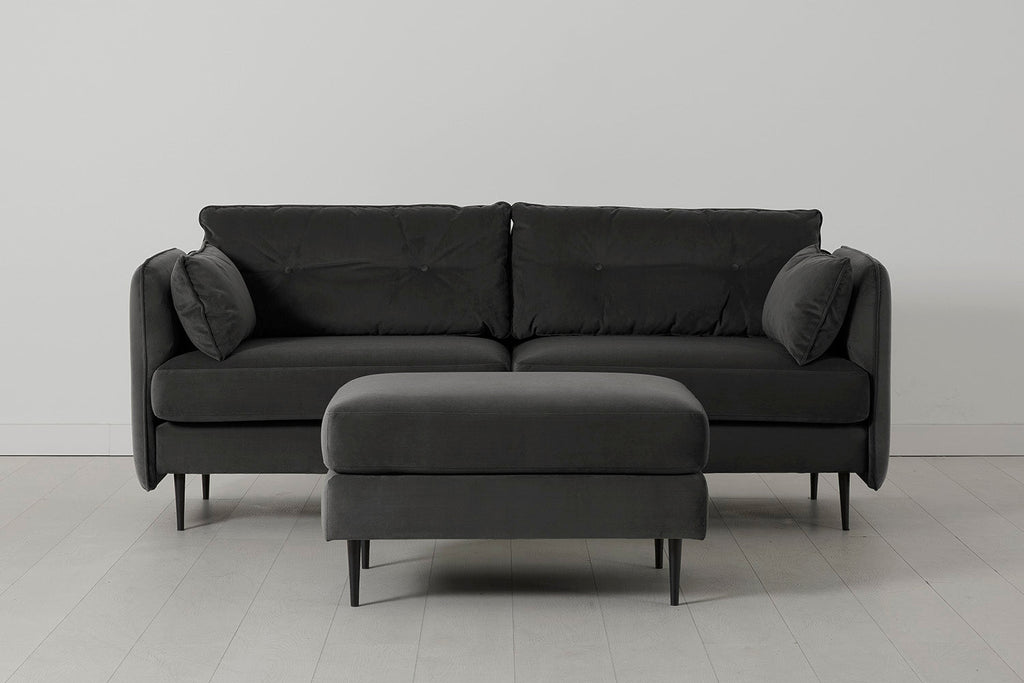 Modell 19 3-Sitzer-Sofa, Anthrazit