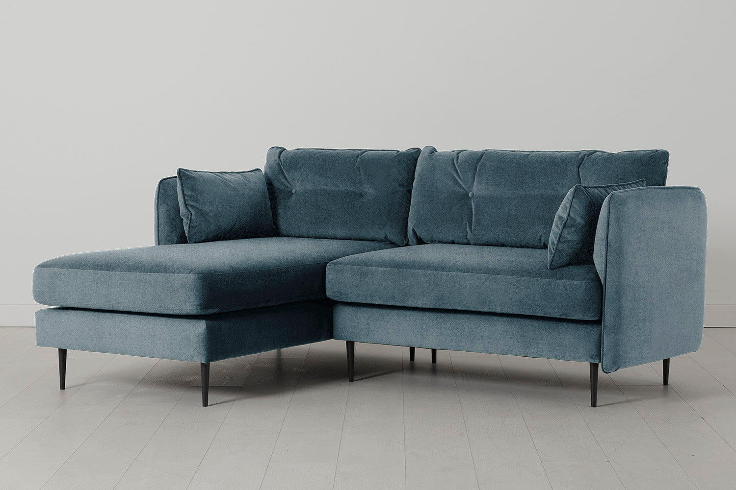 Modell 19 3-Sitzer Sofa mit linker Chaiselongue, Hydro