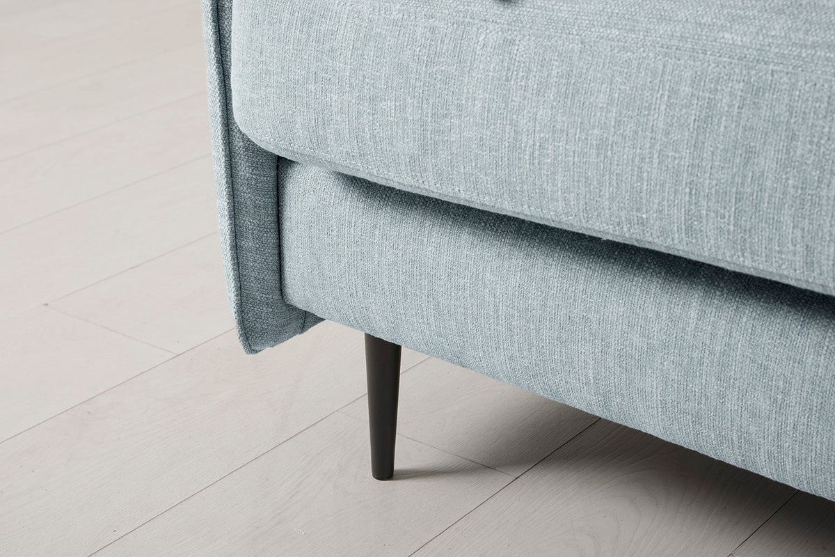 Modell 19 3-Sitzer Sofa mit linker Chaiselongue, Seaglass