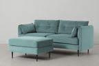 Modell 19 3-Sitzer Sofa mit Ottoman, Airforce