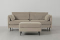 Modell 19 3-Sitzer Sofa mit Ottomane, Bone