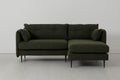 Modell 19 3-Sitzer Sofa mit Récamiere rechts, Fern