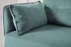 Modell 19 3-Sitzer Sofa mit Recamiere rechts, Airforce