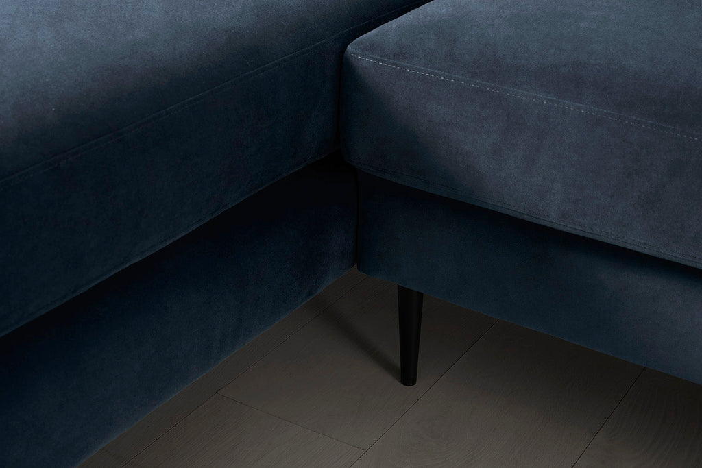 Modell 19 3-Sitzer Sofa mit rechter Chaiselongue, Ocean