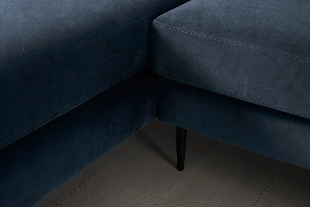 Modell 19 3-Sitzer Sofa mit rechter Chaiselongue, Ocean