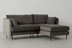Modell 19 3-Sitzer Sofa mit rechter Récamiere, Elephant