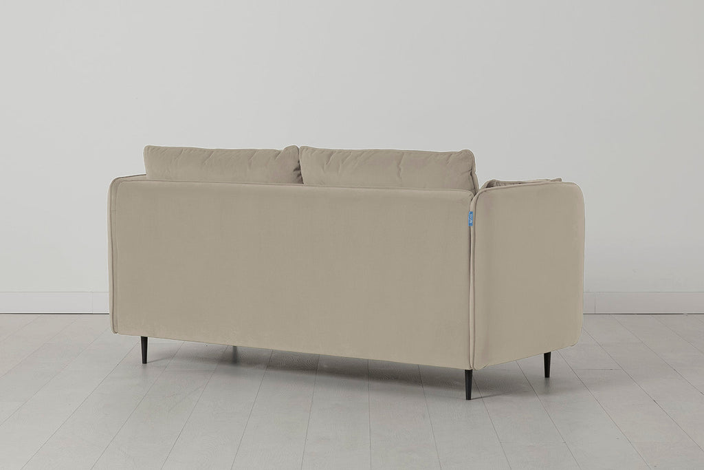 Modell 19 2-Sitzer Sofa mit Ottoman, Bone