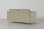 Modell 19 2-Sitzer Sofa mit Ottoman, Bone