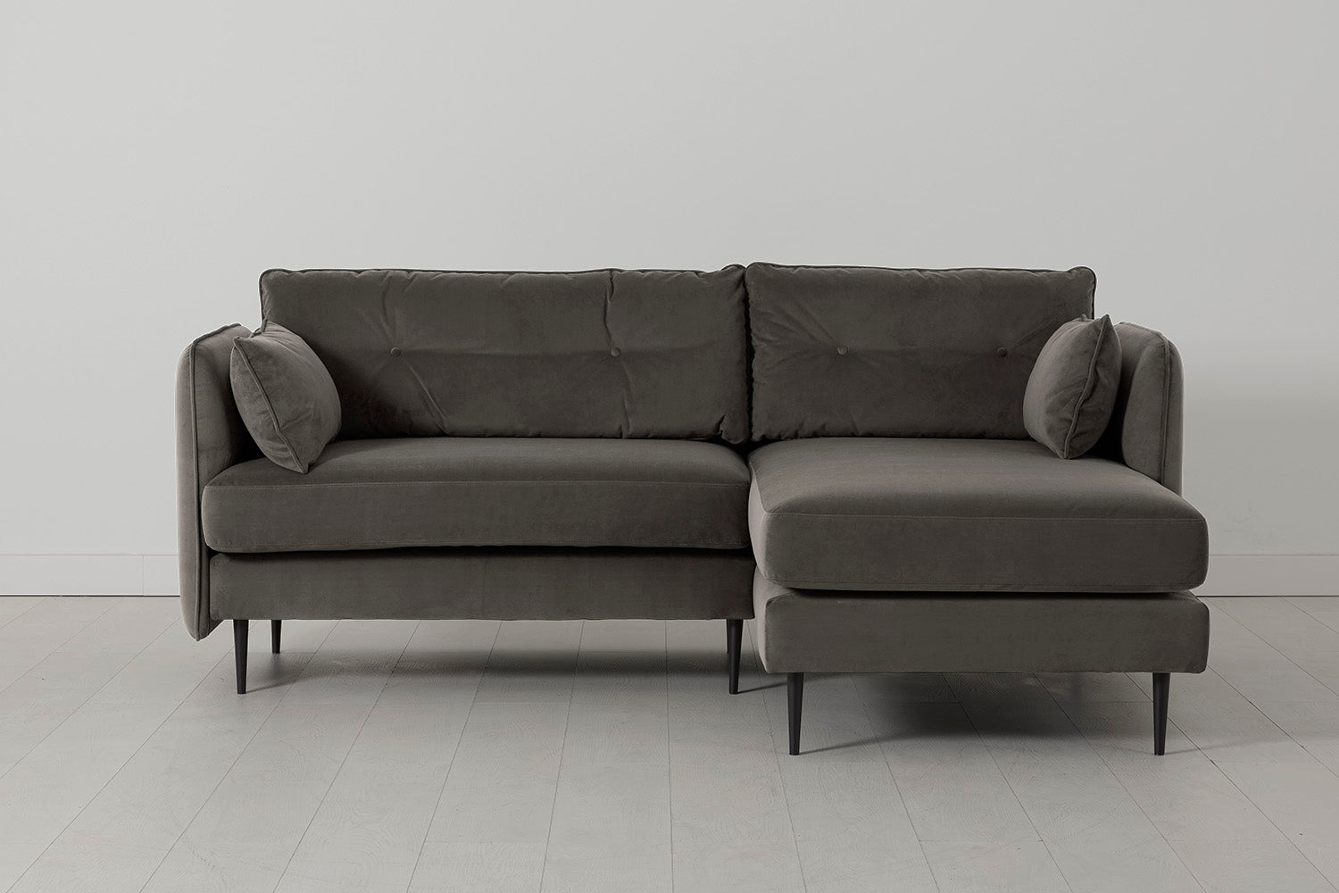 Modell 19 3-Sitzer Sofa mit rechter Récamiere, Elephant