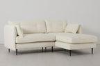 Modell 19, 3-Sitzer Sofa mit Recamiere rechts, Ivory