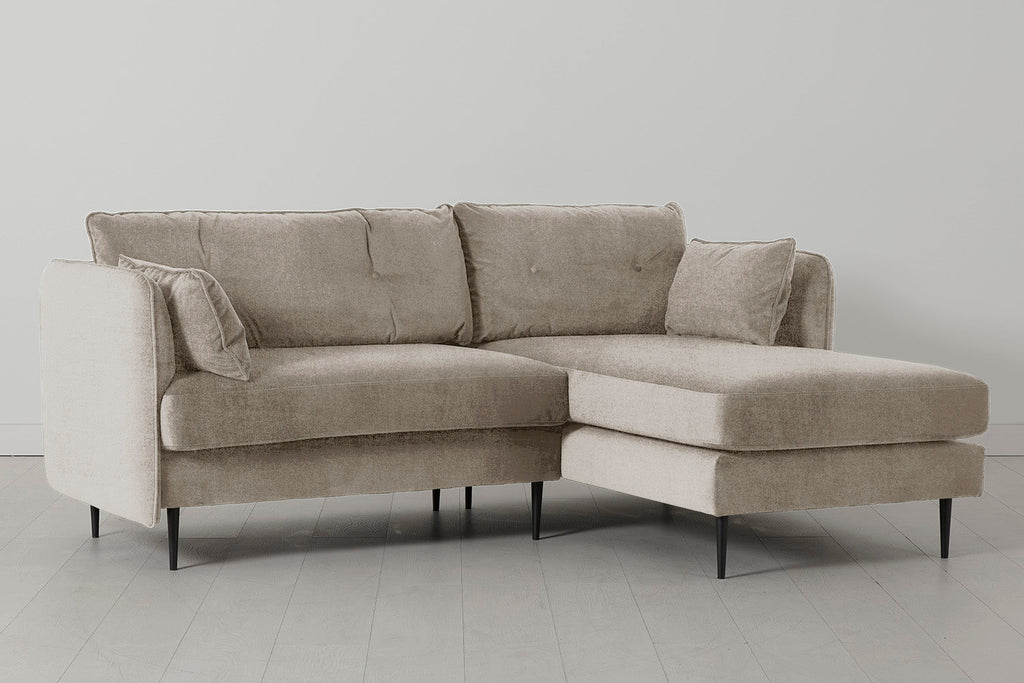 Modell 19 3-Sitzer Chaiselongue Rechts, Kreide