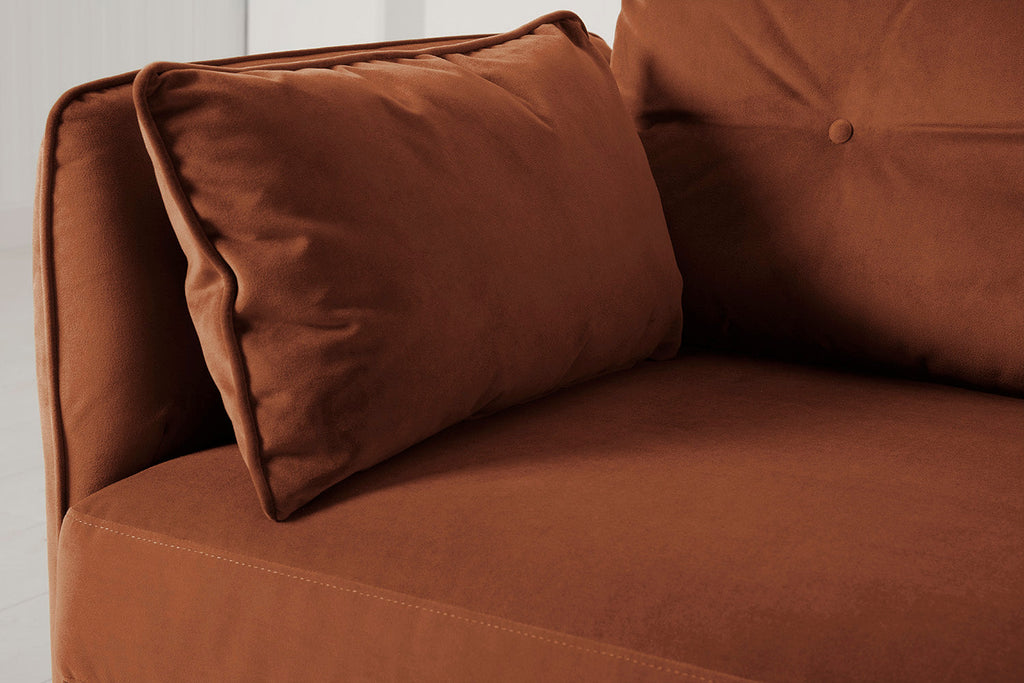 Modell 19 3-Sitzer Sofa mit Recamiere rechts, Umbra