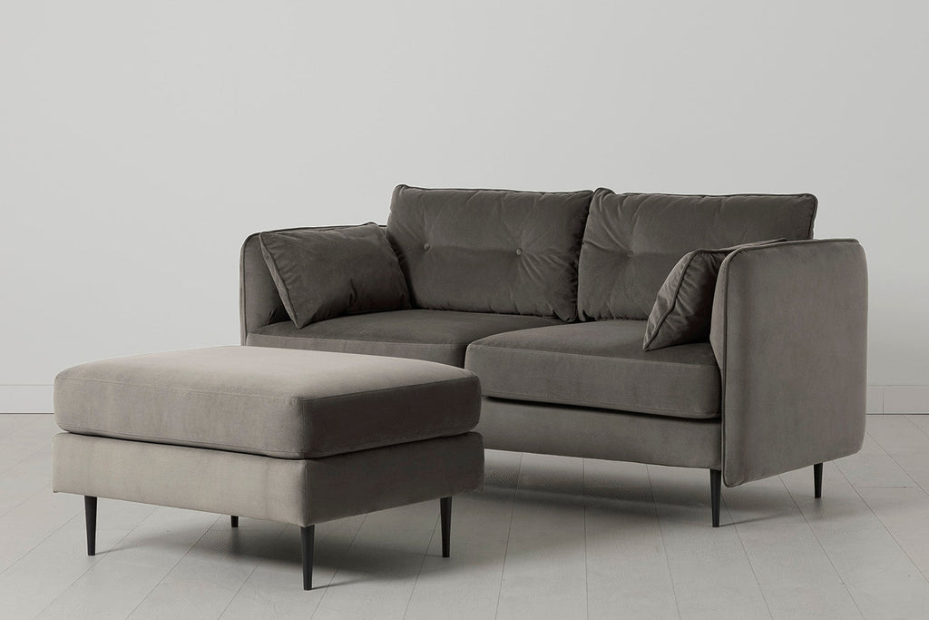 Modell 19 2-Sitzer-Sofa mit Ottomane, Elefant