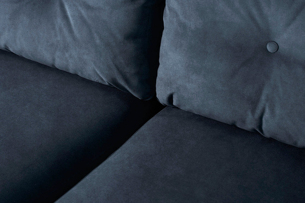 Modell 19 3-Sitzer Sofa mit Ottomane, Ocean
