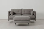 Modell 19 Zweisitzer-Sofa mit Ottomane, Shadow