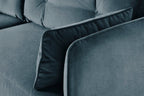Modell 19 2-Sitzer-Sofa mit Ottomane, Hydro