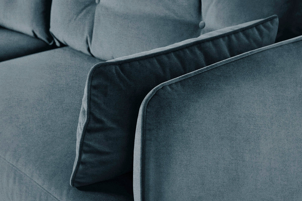 Modell 19 2-Sitzer-Sofa mit Ottomane, Hydro